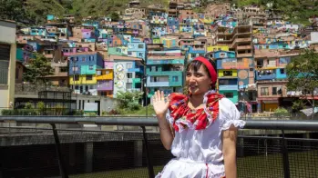 Rosa Flor del Campo, la guía que hace honor a las raíces del campo antioqueño. FOTO: ALCALDIA DE MEDELLIN