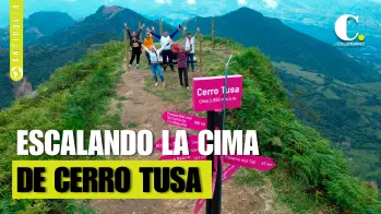 Escalando la cima del Cerro Tusa
