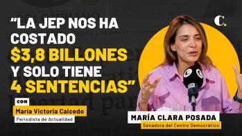 “La JEP nos ha costado $3,8 billones y solo tiene 4 sentencias”: María Clara Posada, senadora