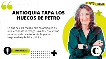 Antioquia tapa los huecos de Petro