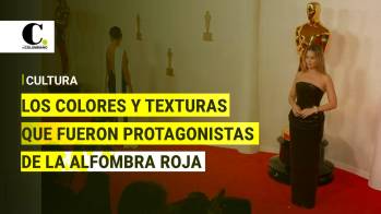 ¿Cuales fueron los colores que brillaron en la alfombra roja?