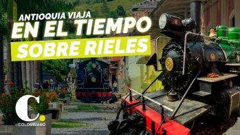 Una locomotora a vapor de 1921 es la nueva atracción en los viejos rieles de Antioquia