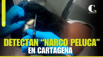 Policía detiene a un pasajero que pretendía llevar cocaína en una peluca