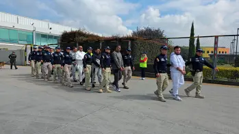 Los ocho hombres extraditados fueron presentados por la Policía este sábado. FOTOS Cortesía Policía Nacional