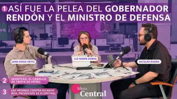 Así fue la pelea del gobernador Rendón y el Ministro de Defensa