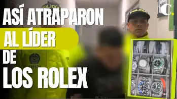 Así fue la captura en Envigado del jefe de la banda de ladrones de joyas Los Rolex