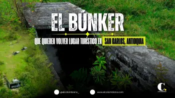 El búnker bajo tierra que quieren volver símbolo de paz y lugar turístico en Antioquia