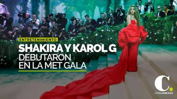 Shakira y Karol G debutaron en la Met Gala