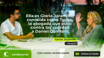 Ella es Gloria Jaramillo, conocida como Tyche, la abogada que puso contra las cuerdas a Daniel Quintero