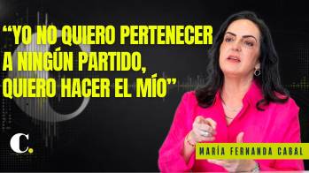 “Yo no quiero pertenecer a ningún partido, quiero hacer el mío”: María Fernanda Cabal