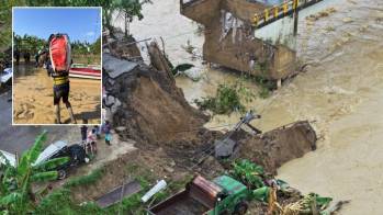 Las lluvias han generado el colapso de varias vías. Las ayudas humanitarias han llegado de manera lenta debido al difícil acceso que hay por las condiciones climáticas. FOTO: Cortesía Alcaldía de San Juan de Urabá y Alcaldía de Necoclí