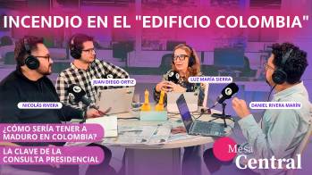 Incendio en el “edificio Colombia”