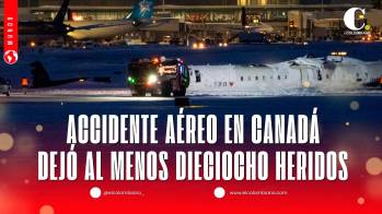 Este es el momento exacto del dramático accidente aéreo de Delta Airlines en Canadá