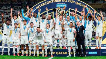 El Real Madrid se convirtió en el equipo con más títulos en la Copa Intercontinental, con la corona que acaba de logra ante Pachuca de México. FOTO @realmadrid