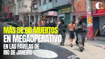 Más de 60 muertos en Megaoperativo en las favelas de Rio de Janeiro