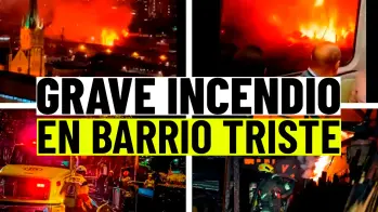 Grave incendio en Barrio Triste de Medellín cobra la vida de una persona