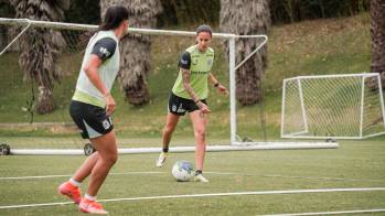 Atlético Nacional femenino visita a Millonarios, este miércoles por la quinta fecha del cuadrangular A, de la Liga Femenina. FOTO CORTESÍA @naloficialfem