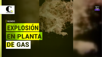 Impresionantes explosiones en una planta de gas en Rumania