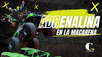 El rugido de los motores de las monster trucks se escuchó en Medellín