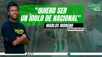 “Quiero ser un ídolo de Nacional”: Marlos Moreno