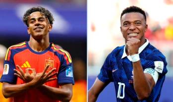 Lamine Yamal y Kylian Mbappe las figuras de España y Francia se enfrentan este martes en busca de la final del Mundial de Norteamérica. FOTO GETTY 
