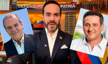 De izquierda a derecha: Carlos Felipe Mejía, Abelardo de la Espriella y Jorge Jaller Jaramillo. FOTOS: CORTESÍA.