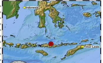 Potente temblor en Indonesia de magnitud 7,7. FOTO: Servicio Geológico Colombiano (SGC)