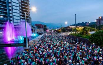 Se espera que este año participen aproximadamente 3.500 personas en Ruta Medellín. FOTO Cortesía