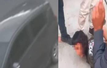 Imágenes de los desplazamiento del joven que atentó contra Miguel Uribe. FOTO: Cortesía Noticias Caracol