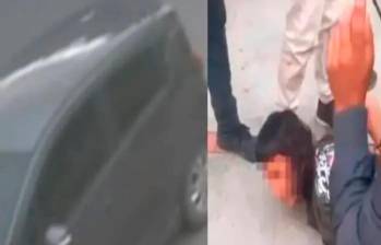 El conductor que transportó al señalado sicario fue imputado por tres delitos. FOTO: Caputra de video