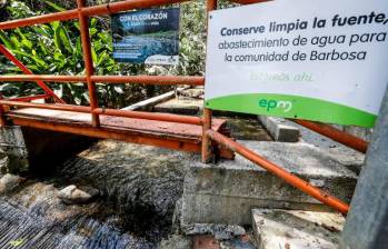 Actualmente este municipio del norte del Valle de Aburrá se abastece de las quebradas El Viento y La López (en la imagen). FOTO: EL COLOMBIANO