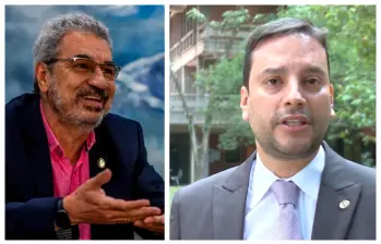 Héctor Iván García termina hoy su gestión y le da paso a Luquegi Gil, el nuevo rector en propiedad. FOTOS: CORTESÍA