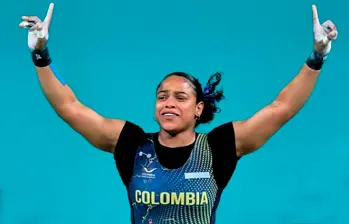 La antioqueña Mari Leivis Sánchez, quien fue medallista de plata en los Juegos Olímpicos París 2024, consiguió dos preseas doradas en levantamiento de pesas, el deporte donde Colombia dominó. FOTO bolivarianos