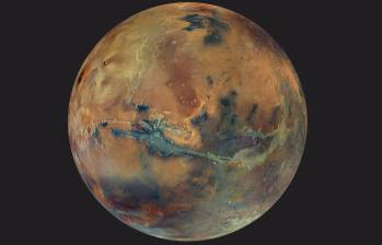 Marte a todo color y en un detalle jamás conocido. FOTO: ESA / Europa Press. 