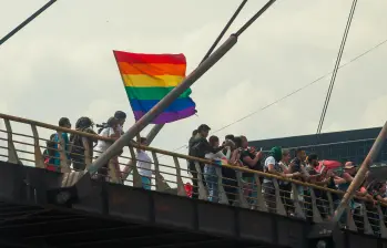 Los colectivos LGBTIQ+ piden mayores garantías ante los recientes hechos de violencia en Antioquia. FOTO: CAMILO SUÁREZ