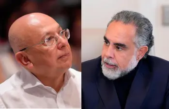Eduardo Montealegre (ministro de Justicia) ya tenía una relación tensa con Armando Benedetti (ministro del Interior) desde años atrás, donde incluso lo ha tratado en una columna como una persona “acostumbrada a usar máscaras”. Fotos: Presidencia