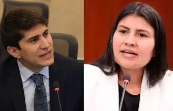 Wadith Manzur y Karen Manrique, congresistas presos por caso UNGRD. Fotos: Colprensa