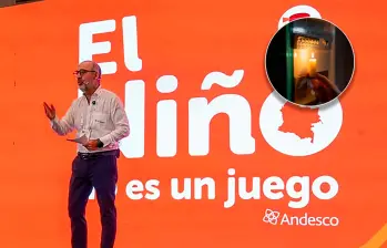 Camilo Sánchez, presidente ejecutivo de Andesco, durante el 15° Seminario de Eficiencia Energética en Medellín, donde lanzó la alerta sobre la crisis energética y la campaña “El Niño no es un Juego”. Foto: Cortesía