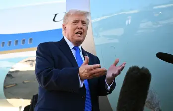 Donald Trump ha sostenido que Irán es quien quiere llegar a un acuerdo porque han sido derrotados militarmente. Foto: Roberto Schmidt/Getty Images