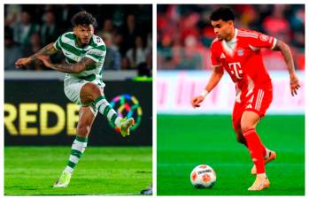 Luis Suárez y Luis Díaz, entre los delanteros más influyentes de Europa en este 2026. FOTOS GETTY