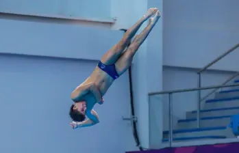 El clavadista vallecaucano Miguel Tovar se proyecta como uno de los prospectos del futuro de la natación colombiana. FOTO: Comité Olímpico Colombiano 