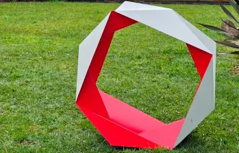 Esta obra es de autoría del artista Juan Ricardo Mejía. FOTO Cortesía