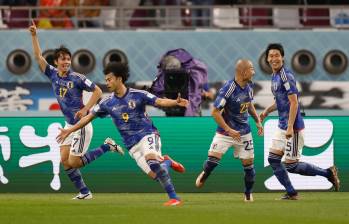 Japón dio la sorpresa al ganar el Grupo E del Mundial de Qatar-2022. FOTO EFE