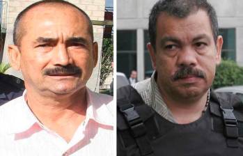 Ramiro Vanoy (“Cuco”) y Diego Murillo (“Don Berna”), excomandantes paramilitares condenados en Estados Unidos. FOTOS: ARCHIVO EL COLOMBIANO.