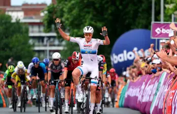 Tim Merlier, de 32 años, suma ahora 61 victorias como profesional, dos en su historial en el Tour de Francia. FOTO GETTY
