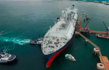 La planta de regasificación de Cartagena entrará en mantenimiento entre el 30 de julio y el 3 de agosto de 2026. FOTO COLPRENSA.