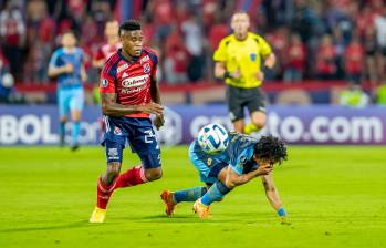 Jordy Monroy ha disputado 23 partidos con Independiente Medellín desde su vinculación al equipo, el año anterior. Con la Selección de mayores de Armenia acumula ocho presentaciones. FOTO Juan Antonio Sánchez 