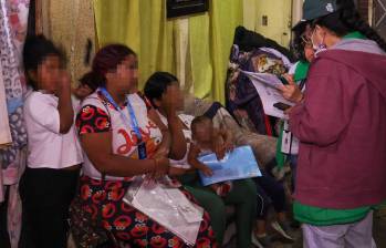 Autoridades identificaron a 13 menores en condiciones de vulnerabilidad en una vivienda de Suba, Bogotá.FOTO: Alcaldía de Bogotá. 