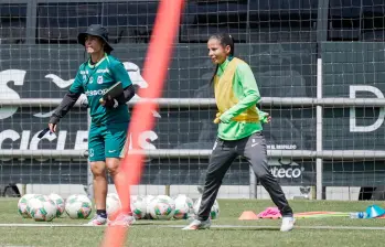 Geraldine Cardona es la capitana de Atlético Nacional femenino. Este martes el verde recibe a Santa Fe en Ditaires. FOTO CORTESÍA ATLÉTICO NACIONAL 
