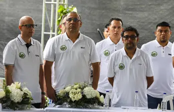 Los principales integrantes de la mesa de negociación de la paz urbana de Medellín recibieron la suspensión de las órdenes de captura que pesan en su contra. FOTO: Manuel Saldarriaga